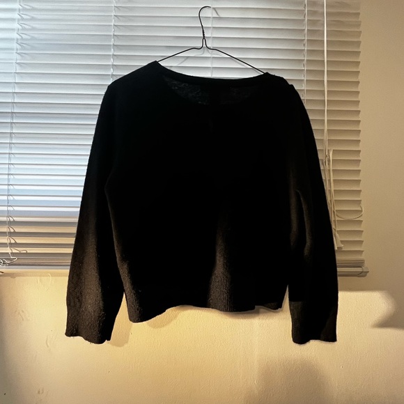 Angora & lamb wool cropped sweater cardigan blazer shrug - Picture 5 of 7